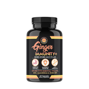 Ginger Immunity + Multi - 60 Capsules &#40;30 Servings&#41;  | GNC